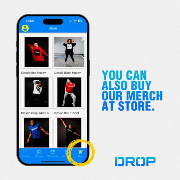 Step 9 of 10: You can also buy our merch at Store.